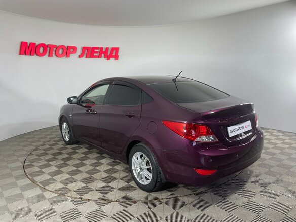 2011 Hyundai Solaris I, фиолетовый, 835000 рублей - вид 6