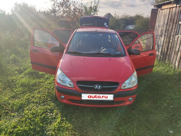 2008 Hyundai Getz I Рестайлинг, красный, 775000 рублей - вид 7