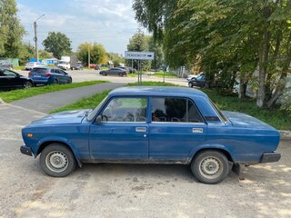 2008 Lada (ВАЗ) 2107, синий, 100000 рублей, вид 4