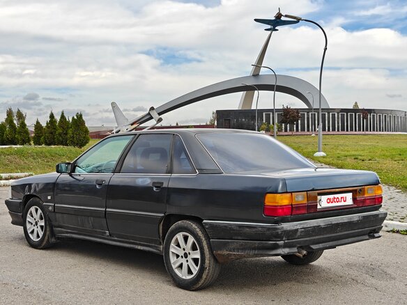 1989 Audi 100 III (C3) Рестайлинг, синий, 235000 рублей - вид 6