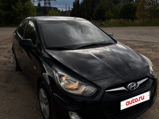 2011 Hyundai Solaris I, чёрный, 720000 рублей, вид 1