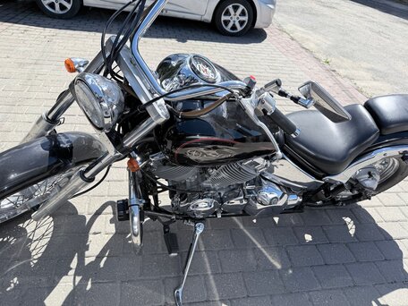 1999 Yamaha XVS400 Drag Star, чёрный, 355000 рублей, вид 3