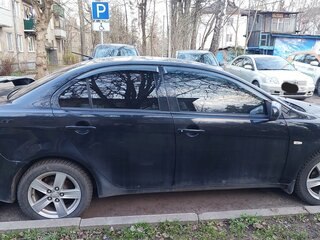 2008 Mitsubishi Lancer X, чёрный, 650000 рублей, вид 4