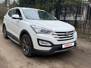 2014 Hyundai Santa Fe III, белый, 1700000 рублей, вид 3