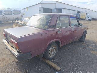 1987 Lada (ВАЗ) 2107, красный, 77777 рублей, вид 4