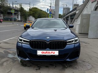 2021 BMW 5 серии 520d xDrive VII (G30/G31/G38) Рестайлинг, синий, 4290000 рублей, вид 4
