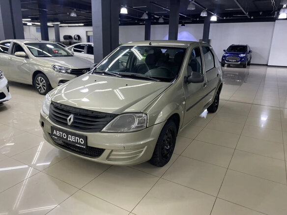 2011 Renault Logan I Рестайлинг, бежевый, 250000 рублей