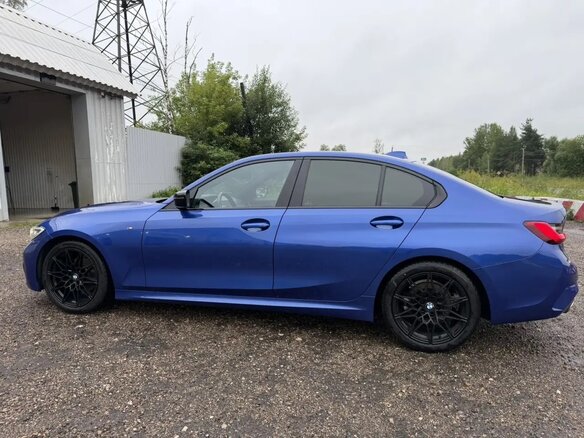 2020 BMW 3 серии 320i VII (G2x), синий, 3600000 рублей - вид 6