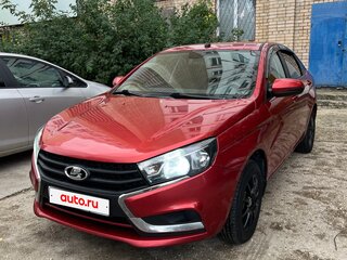 2016 Lada (ВАЗ) Vesta I, красный, 550000 рублей, вид 1