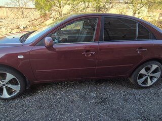2008 Hyundai Sonata V (NF) Рестайлинг, пурпурный, 550000 рублей, вид 3