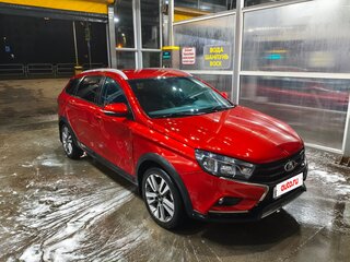 2019 Lada (ВАЗ) Vesta SW Cross I, красный, 900000 рублей, вид 2
