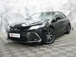 2021 Toyota Camry VIII (XV70) Рестайлинг, чёрный, 2818000 рублей, вид 1