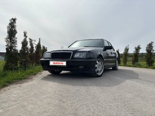 1999 Mercedes-Benz C-Класс 240 I (W202) Рестайлинг, синий, 250000 рублей, вид 2