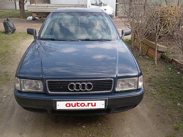 1992 Audi 80 V (B4), синий, 270000 рублей - вид 1