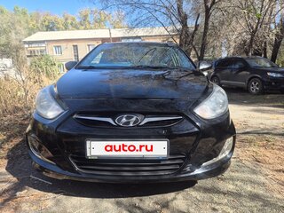 2013 Hyundai Solaris I, чёрный, 540000 рублей, вид 1