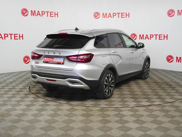 2025 Lada (ВАЗ) Vesta SW Cross I Рестайлинг (NG), серебристый - вид 5