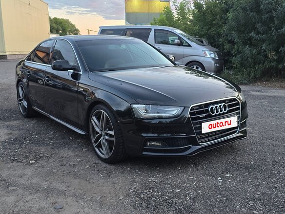 2014 Audi A4 IV (B8) Рестайлинг, чёрный, 2200000 рублей - вид 1