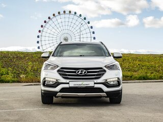 2016 Hyundai Santa Fe III Рестайлинг, серебристый, 2250000 рублей, вид 3