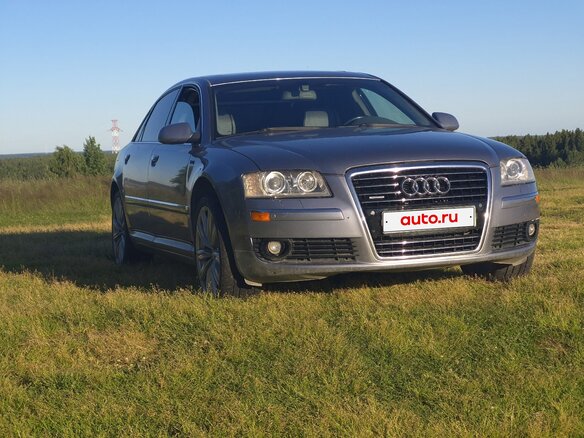 2005 Audi A8 II (D3) Рестайлинг, серый, 1500000 рублей - вид 10