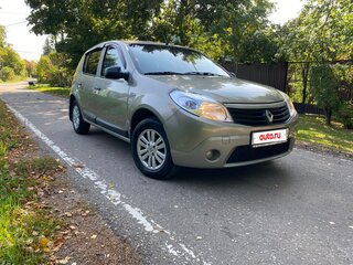 2012 Renault Sandero I, бежевый, 630000 рублей, вид 1