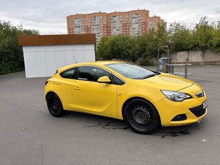 2012 Opel Astra GTC J Рестайлинг, жёлтый, 550000 рублей, вид 2
