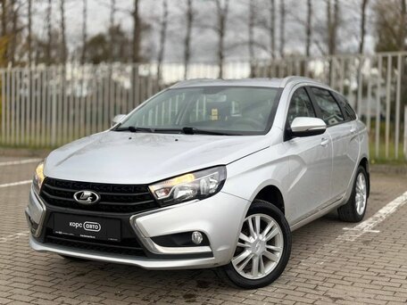 2018 Lada (ВАЗ) Vesta SW I, серебристый, 927000 рублей, вид 3