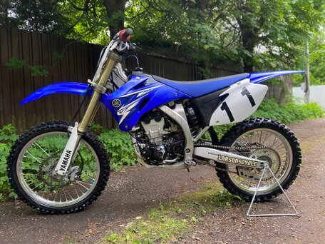 2007 Yamaha YZ250F, синий, 400000 рублей, вид 1