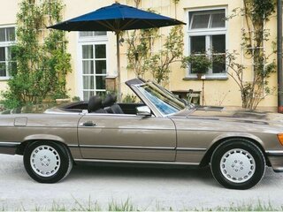 1988 Mercedes-Benz SL-Класс 420 III (R107, C107), коричневый, 6660000 рублей, вид 1