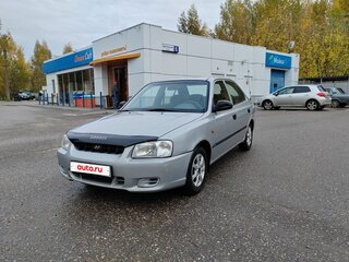 2002 Hyundai Accent II, серебристый, 270000 рублей, вид 2