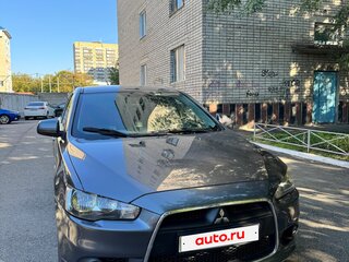 2011 Mitsubishi Lancer X Рестайлинг, серый, 1050000 рублей, вид 3