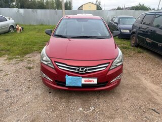 2015 Hyundai Solaris I Рестайлинг, красный, 545000 рублей, вид 1