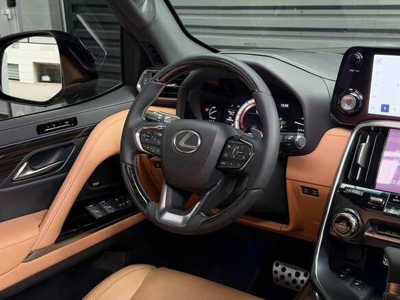2022 Lexus LX 500d IV, чёрный, 15490000 рублей - вид 14