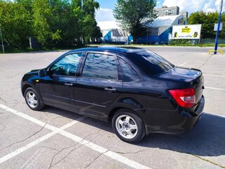 2013 Lada (ВАЗ) Granta I, чёрный, 450000 рублей, вид 3