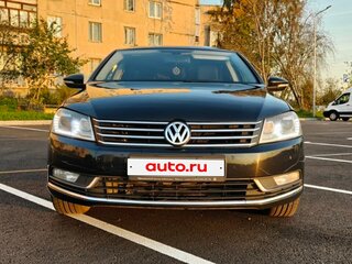 2012 Volkswagen Passat B7, чёрный, 860000 рублей, вид 2