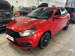 2016 Lada (ВАЗ) Vesta I, красный, 690000 рублей, вид 1