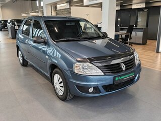 2012 Renault Logan I Рестайлинг, синий, 459000 рублей, вид 1