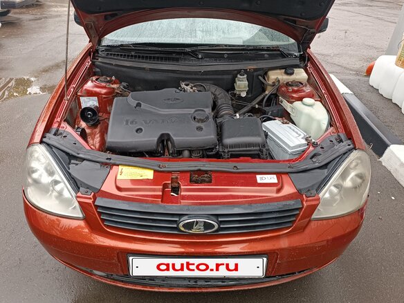 2007 Lada (ВАЗ) Priora I, красный, 125000 рублей - вид 5