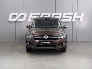 2014 Volkswagen Tiguan I Рестайлинг, коричневый, 1249000 рублей, вид 3