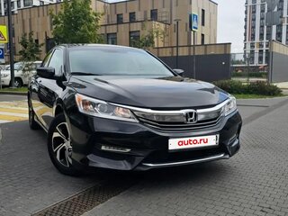 2016 Honda Accord IX Рестайлинг, чёрный, 1549000 рублей, вид 3
