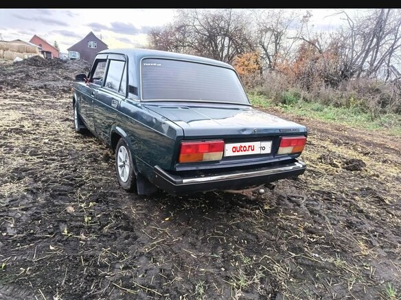 2008 Lada (ВАЗ) 2107, зелёный, 150000 рублей - вид 5