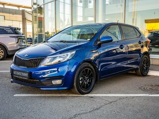 2015 Kia Rio III Рестайлинг, синий, 998000 рублей, вид 3
