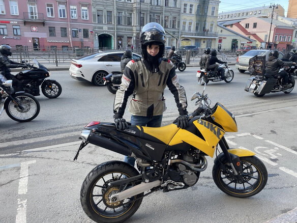 2003 KTM 640 Duke, жёлтый, 349999 рублей - вид 5