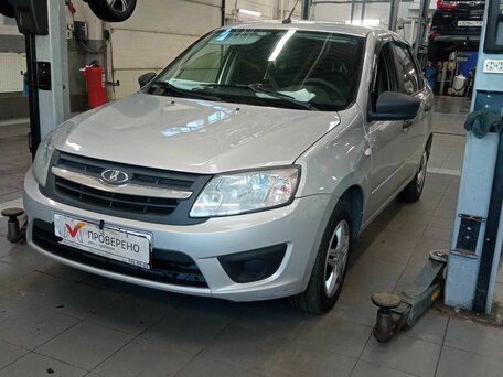2018 Lada (ВАЗ) Granta I, серебристый, 438000 рублей, вид 1