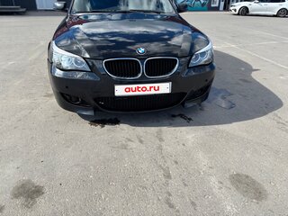 2007 BMW 5 серии 525i V (E60/E61) Рестайлинг, чёрный, 1100000 рублей, вид 4