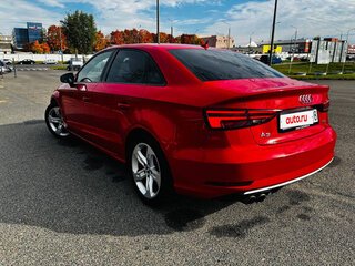 2018 Audi A3 III (8V) Рестайлинг, красный, 1525667 рублей, вид 4