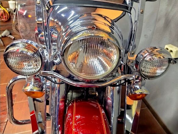 1991 Harley-Davidson Electra Glide, красный, 1200000 рублей - вид 25