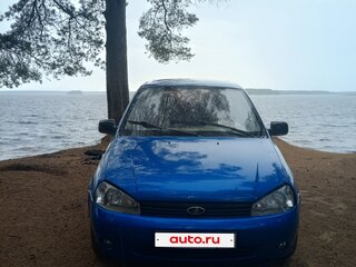 2008 Lada (ВАЗ) Kalina I, синий, 120000 рублей, вид 2