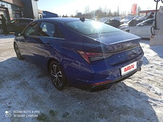2020 Hyundai Elantra VII (CN7), синий, 1900000 рублей, вид 5