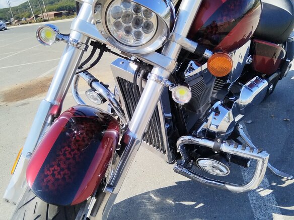 2007 Honda VTX 1800, пурпурный, 780000 рублей - вид 6