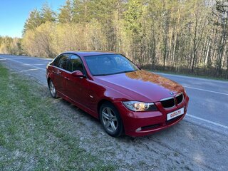 2008 BMW 3 серии 320d V (E90/E91/E92/E93) Рестайлинг, красный, 1100000 рублей, вид 3